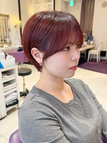 ハピネス 河原町店(Happiness)&nbsp;京都ショート　レザーカット　京都美容室　進詩織