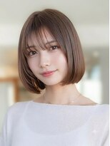 ココラー(COCOlar) 透明感×艶髪イルミナカラー作る大人可愛いナチュラルミニボブ