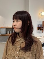 グリップ(GRIP)&nbsp;ダークチェリー/レイヤーカット/顔周りレイヤー/conoka
