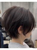 立川　似合わせカット　ハンサムショート　ブラウンカラー