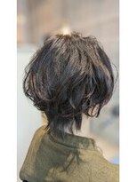 ヘアーオアシス ビオトープサン(Hair Oasis biotope SUN)&nbsp;【くせ毛風パーマ】襟足すっきり小顔みせひし形ショート