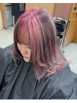 サラ HAIR&MAKE SALA 相模大塚店&nbsp;ローライトカラー　ハイトーンウルフ