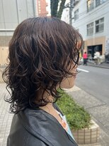 オルロバイイザ(ORLO by IZA)&nbsp;〇ニュアンスパーマブラウンウルフカット
