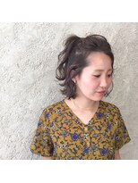 マルケ ドゥ マッシュ(MaruQuee de mashu)&nbsp;ハイライトボブ アレンジ