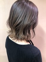 ポテト(potato)&nbsp;ミルクティーグレージュ × 外ハネロブ