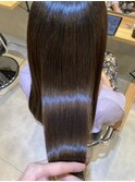 セシルカットフリンジウェーブ×大人かわいい前髪ココアブラウン