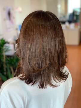 アークスヘアー 大人かわいい☆無造作カール♪ひし形くびれミディ