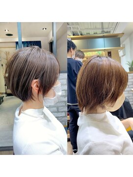 アヴァロン(AVALON) 絶壁解消×イルミナカラー×前下がりくびれショート永田