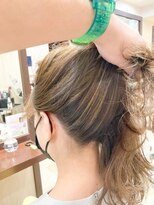 アッシュ 下丸子店(Ash)&nbsp;髪を束ねるとカワイイ【えりあしハイライト】