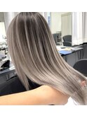 CIERA.バレイヤージュ×シルバーアッシュ