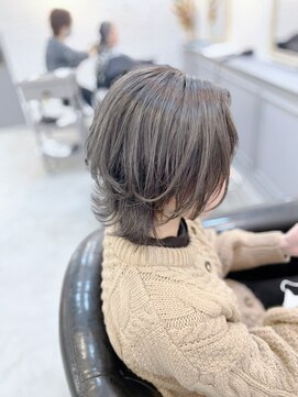 ラム(L'am) グレージュウルフカット