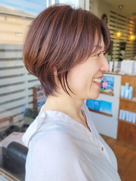 ヘアドレス ルチュラ(Hair dress LucuLa) 【ルチュラ松島】30代.40代大人くびれショート/ラベンダーカラー