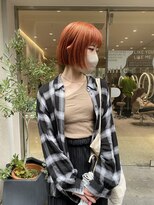 マイル 渋谷(mile)&nbsp;イエベオレンジ×ミニボブ