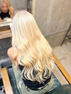 ルフレ 新宿本店1st(Reflet) ハイトーン/ロングヘア/プルエクステ/ツヤ髪