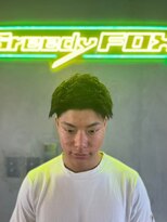 グリーディーフォックス 三軒茶屋(GreedyFOX)&nbsp;波巻き/マッシュパーマ/ウルフ/ハイライト<理容室>三軒茶屋