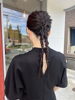 ヘアー バトン(hair vaton) ねじねじアレンジ