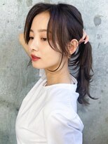 シーシンジュク 新宿南口(Sea shinjuku)&nbsp;アッシュカラー×ウェーブヘア[韓国/前髪/新宿/レイヤーカット]