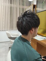 アメイジングヘアー 千歳店(AMAZING HAIR) 刈り上げマッシュ/束感ショート/メンズカット/ビジネス/黒髪