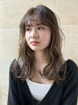 ミディアムヘア/ウェーブパーマ/ゆるふわ/銀座有楽町/20代30代