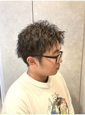 無造作ツイストスパイラルパーマ