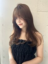 シーク 天神(SEEK)&nbsp;ブラウンカラー/ミルクティーベージュ/ブリーチ無し/緒方 芽久