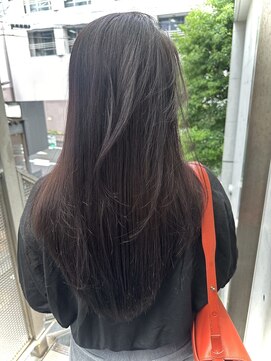 ディジョン(Dijon) 韓国顔まわりレイヤーカットグレージュオリーブベージュブラウン