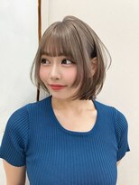 ジーナ 梅田(Zina)&nbsp;髪質改善＊くすみベージュボブ＊美髪【Zina梅田】