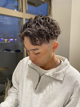 コト 福井大和田店(coto) メンズパーマ ハイライト 福井