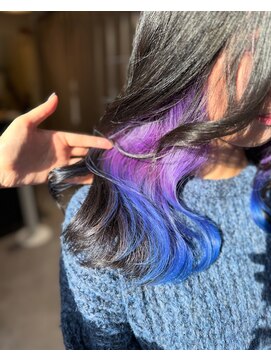 ヴァイス 渋谷店(VAICE) 《インナーカラー パープル×ブルー》