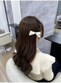 サイド編み込み