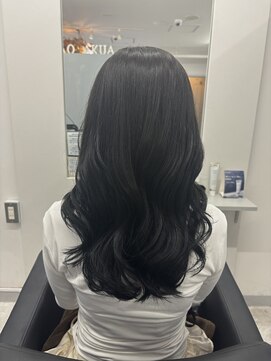 アオアクア バイ グルグル 小岩店(ao akua by GULGUL) 小岩/レイヤーカット/ダブルカラー/ブリーチなしカラー/顔周り