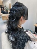 本八幡×ヘアアレンジ×結婚式×パーティーヘア
