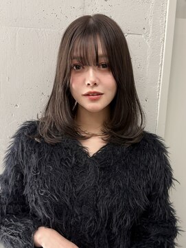 シーク 天神(SEEK) グレージュカラー/レイヤーカット/韓国/ミディアム