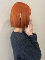 ミリ 奈良店(mm)&nbsp;オレンジカラー/ボブ/ダブルカラー/髪質改善/近鉄奈良/学割/奈良