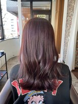 オーガスト ヘア ネイル(AUGUST hair nail)&nbsp;髪質改善カラー×ラベンダーピンク