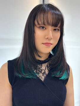 ステージ 豊津(STAGE) インナーグリーン×顔まわりレイヤー