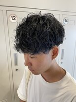 レム 泉中央店(L.E.M)&nbsp;シャドウパーマ×ブルーメッシュ