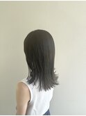 艶髪/オリーブベージュ/オリーブグレージュ/透明感/外ハネボブ