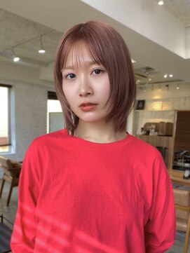 ガーデン 渋谷(GARDEN) 顔周りレイヤー　似合わせ　ハッシュカット　ボブ　小顔