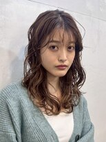 ファルベ(Farbe)&nbsp;ミディアムヘア/暗めカラー/グランマッシュ/デザインカラー