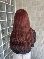 ボアップ(boappu) #ブリーチなしダブルカラー#カラー#レッドカラー
