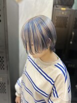 ヴァイス 渋谷店(VAICE)&nbsp;ブルーとホワイトのセクションカラー/推しカラー