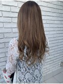イエローブラウン×軽めロング