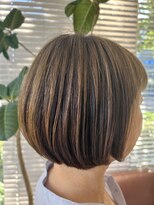 アース 三田南ウッディタウン店(HAIR&MAKE EARTH)&nbsp;大人可愛い小顔ショートボブ前下がりショートハイライト