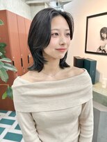 ノエ(noe)&nbsp;ミディアム/ボブ/レイヤーカット/ダブルカラー/ブリーチ/栄r61