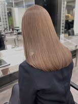 サンクプロジェクト(cinq PROJECT) 原宿韓国顔まわりミルクティーベージュマロンベージュ