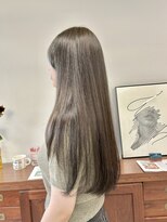 ヘアー アイス 御器所本店(HAIR ICI)&nbsp;大人可愛い大人美人くすみカラーアッシュグレーベージュ