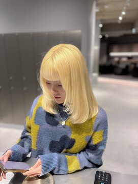 レイミュー 千葉(Lei miu) 【Leimiuユウカ】blonde color