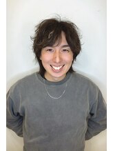 《及川望》艶カラー/メンズパーマ/ショートカット