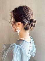 シオン(shion) おくれ毛暗めカラーグレージュ韓国ヘア顔周りレイヤー_ba563031